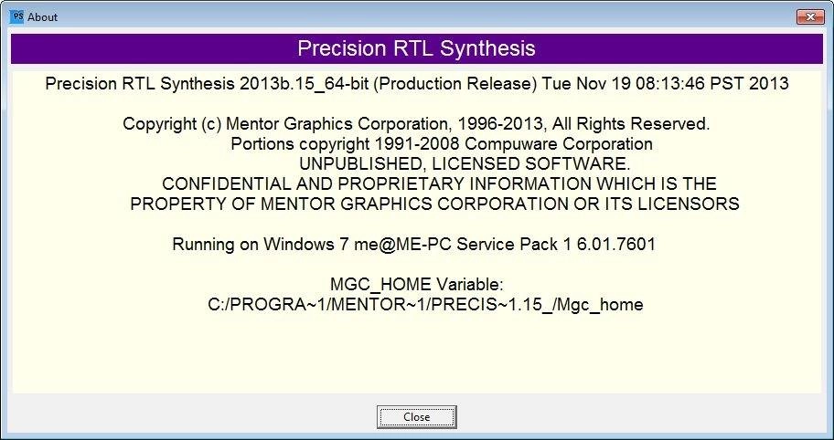 Как пользоваться Mentor Graphics Precision RTL 2013b