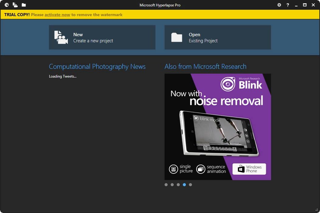 Как пользоваться Microsoft Hyperlapse Pro 1.6.116