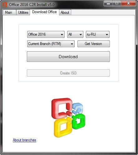 Как пользоваться Microsoft Office 2013-2016 C2R Install 5.0 by Ratiborus