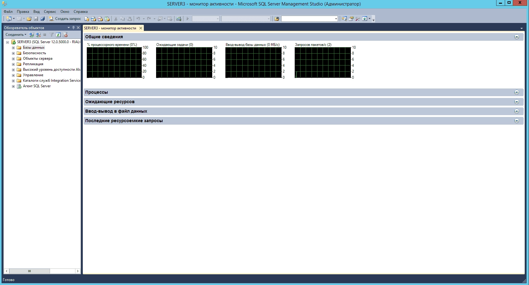 Как пользоваться Microsoft SQL Server 12.0.5000.0