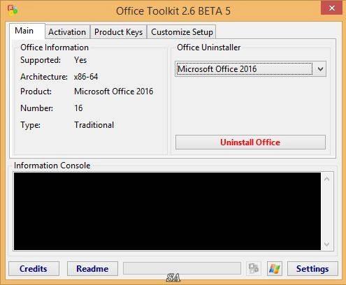 Как пользоваться Microsoft Toolkit 2.6 Beta 5