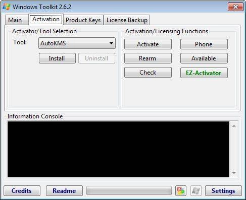 Как пользоваться Microsoft Toolkit 2.6.3 Stable