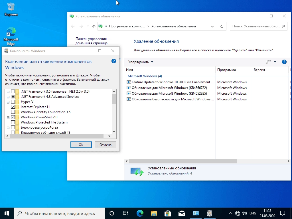 Как пользоваться Microsoft Windows 10 Insider Pre-release, Version 20H2, Build 10.0.19042.450