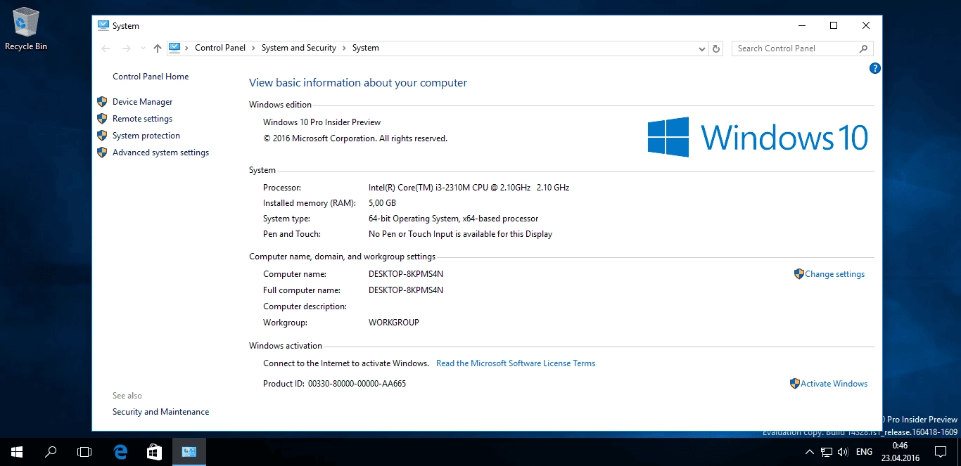 Как пользоваться Microsoft Windows 10 Insider Preview 10.0.14328