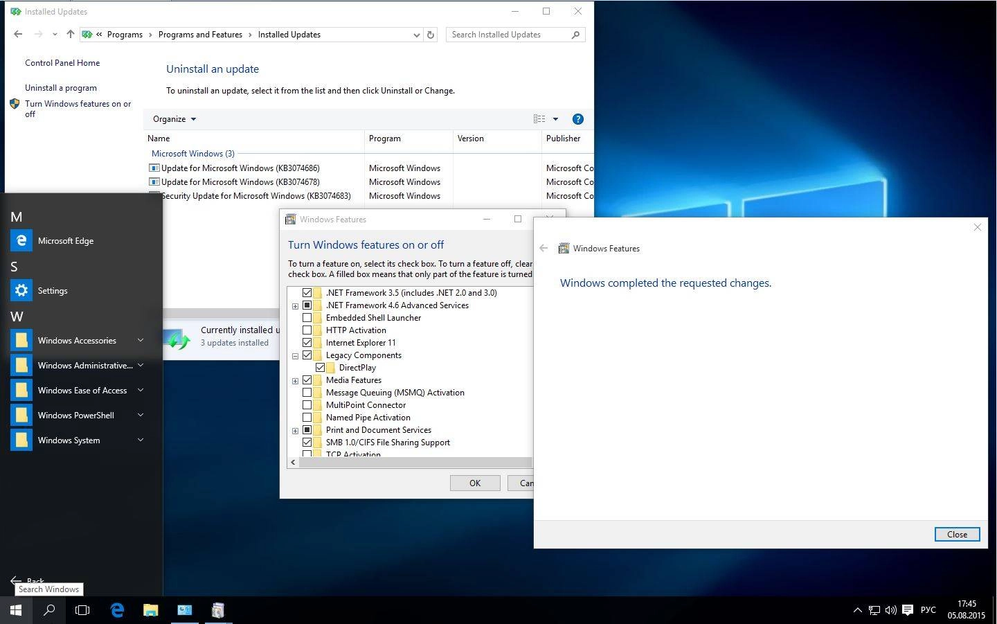 Как пользоваться Microsoft Windows 10 Pro 10240.16393.150717-1719.th1_st1 x64 EN PIP LITE by Lopatkin ENG