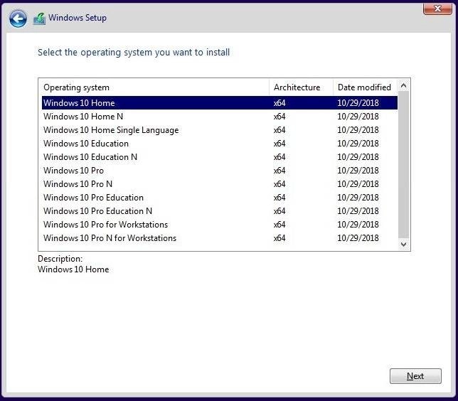 Как пользоваться Microsoft Windows 10.0.17763.107 Version 1809 - Оригинальные образы от Microsoft