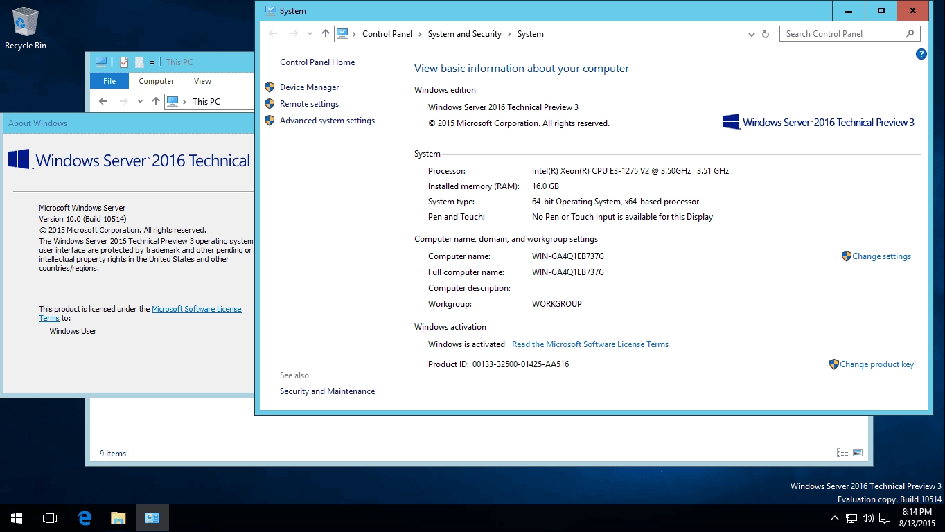 Как пользоваться Microsoft Windows Server Technical Preview 3 WZT