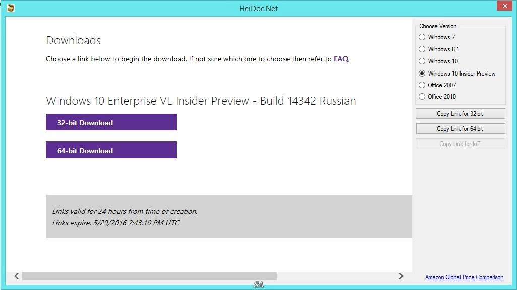 Как пользоваться Microsoft Windows and Office ISO Download Tool 6.15 Portable