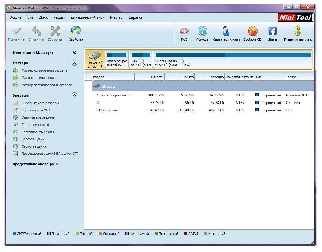 Как пользоваться MiniTool Partition Wizard Home Edition 8.1.1 + MiniTool Power Data Recovery 6.6 RePack by WYLEK