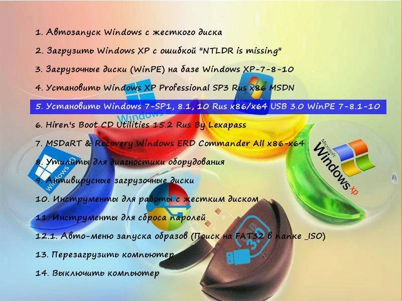 Как пользоваться MultiUSB-3.0+UEFI x86 x64 19-01