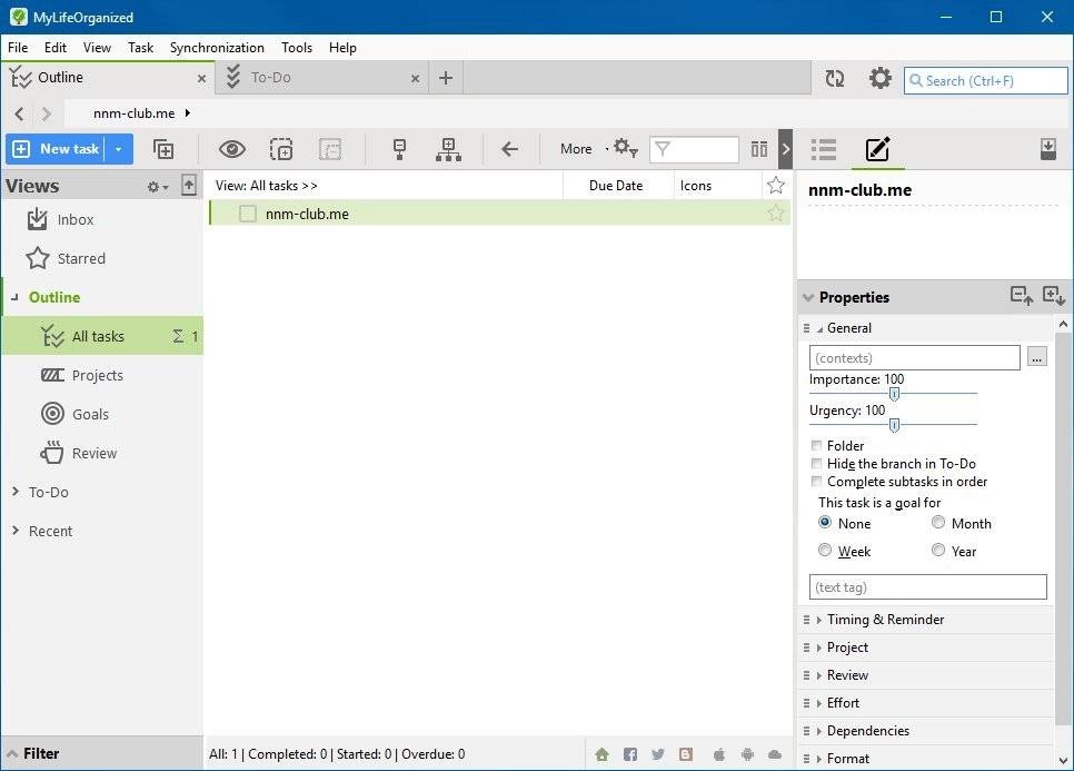 Как пользоваться MyLifeOrganized Professional 5.0.0 RePack by tolyan76