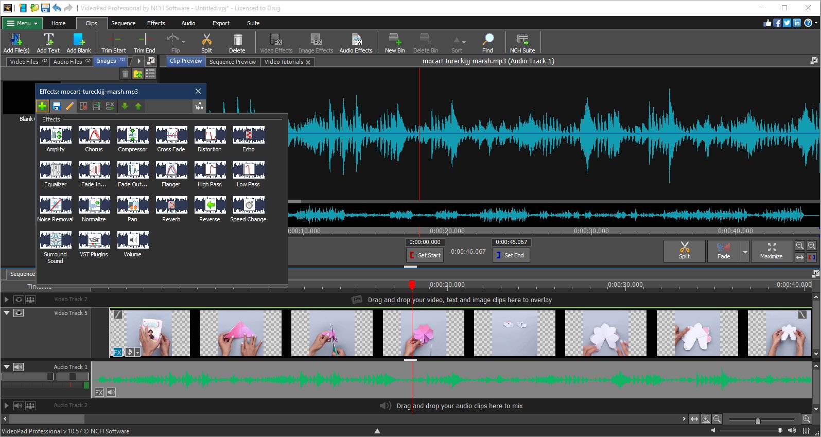 Как пользоваться NCH VideoPad Video Editor Pro 10.63