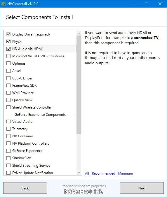 Как пользоваться NVCleanstall 1.16.0 Portable