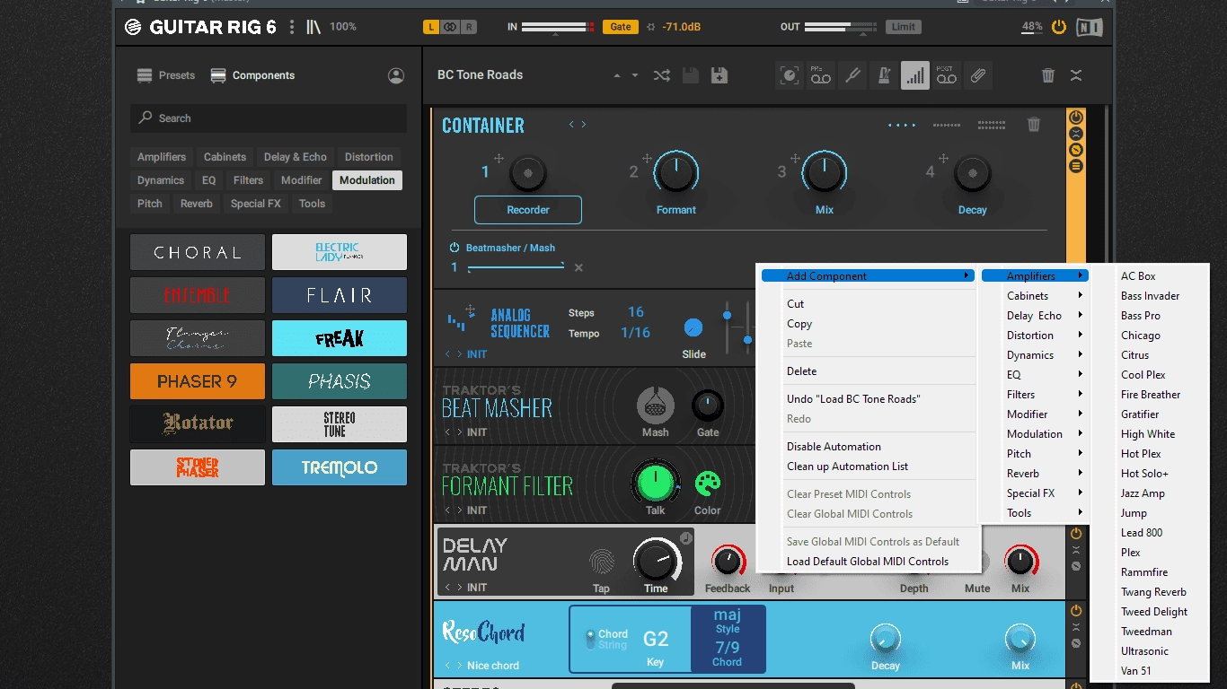 Как пользоваться Native Instruments - Guitar Rig 6 Pro 6.2.3 STANDALONE, VST, VST3, AAX