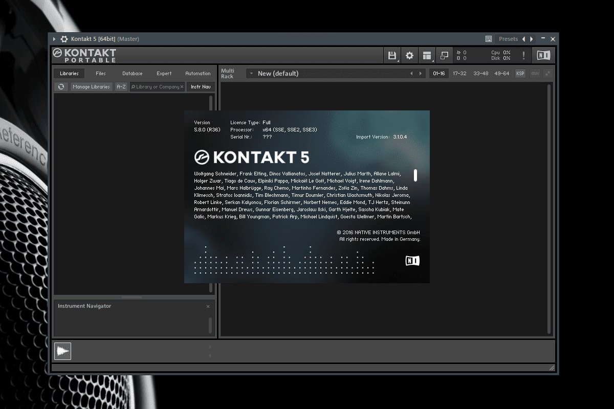Как пользоваться Native Instruments - Kontakt 5.8.0 STANDALONE, VSTi Portable by vkDanilov