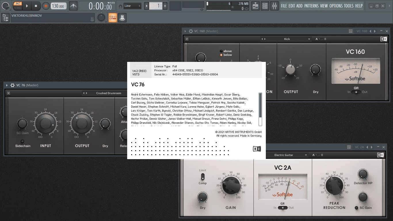 Как пользоваться Native Instruments - Vintage Compressors 1.4.2 VST, VST3, AAX