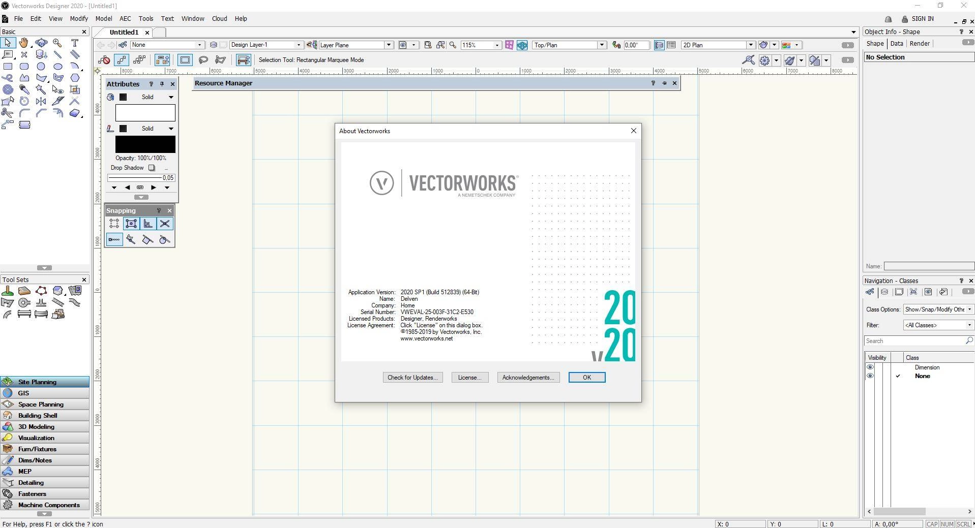 Как пользоваться Nemetschek Vectorworks SP1 build 512839