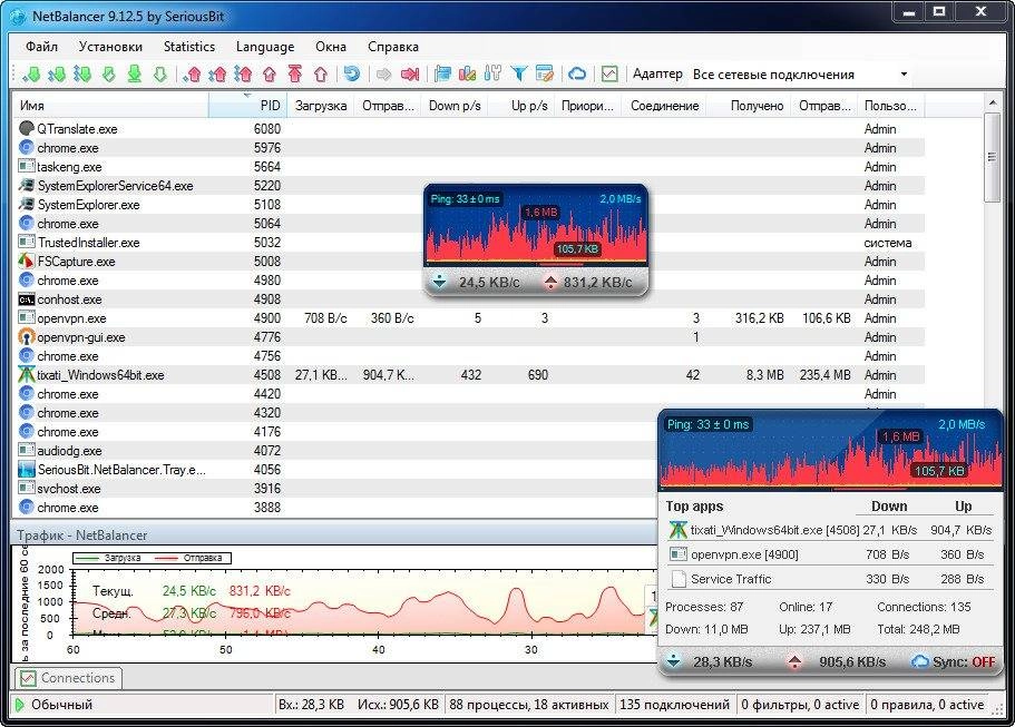 Как пользоваться NetBalancer 10.1.3 Build 2430