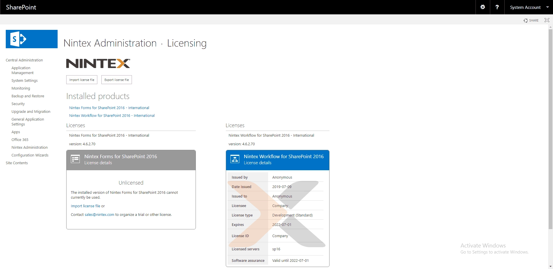 Как пользоваться Nintex Workflow 4.6.2.70