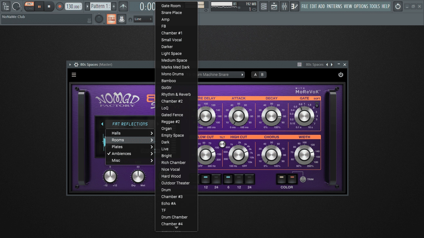 Как пользоваться Nomad Factory - 80s Spaces 2.0.0 VST, VST3, AAX