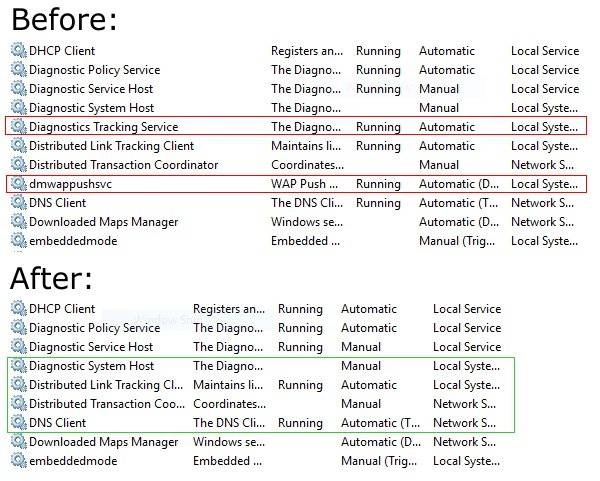 Как пользоваться Novicorp Remove Windows 10 Spying Features 1.2.0000 Portable