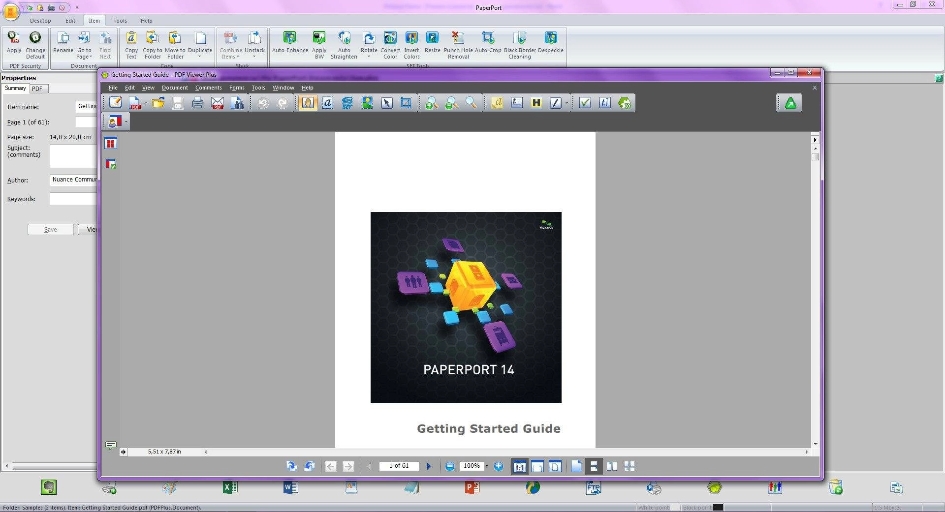 Как пользоваться Nuance PaperPort Professional 14.5.15168.1450