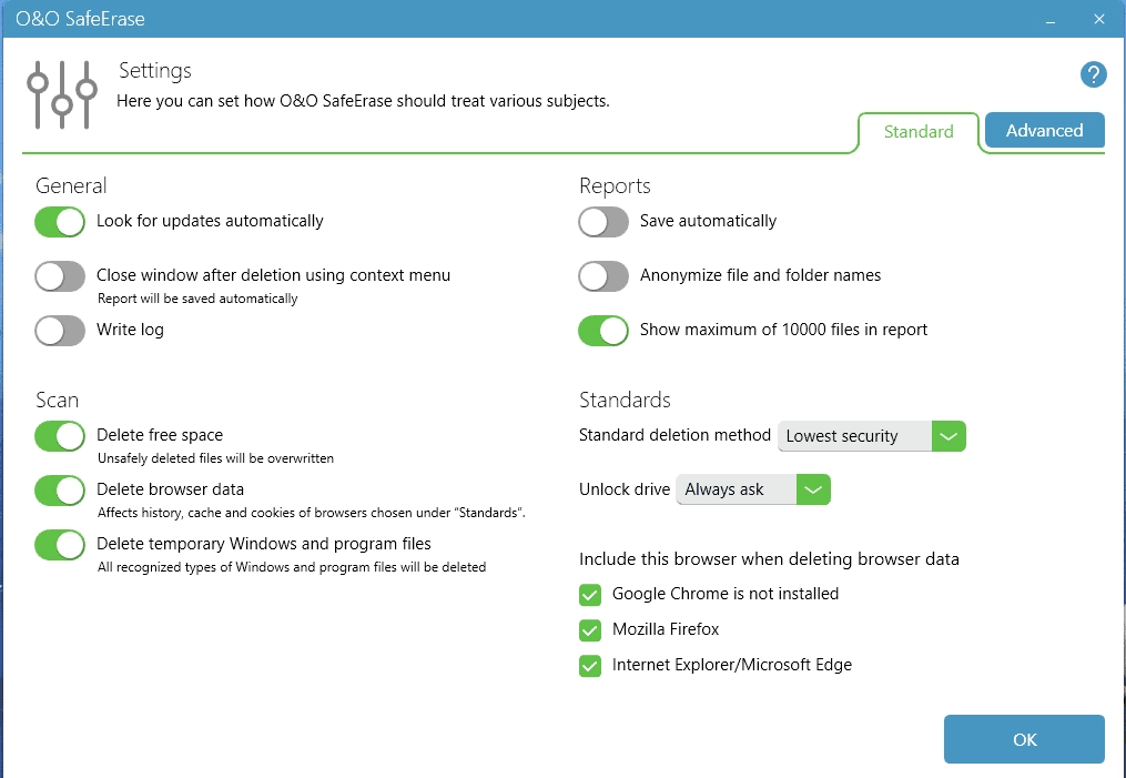 Как пользоваться O&O SafeErase Professional 17.4 Build 214 RePack by elchupacabra