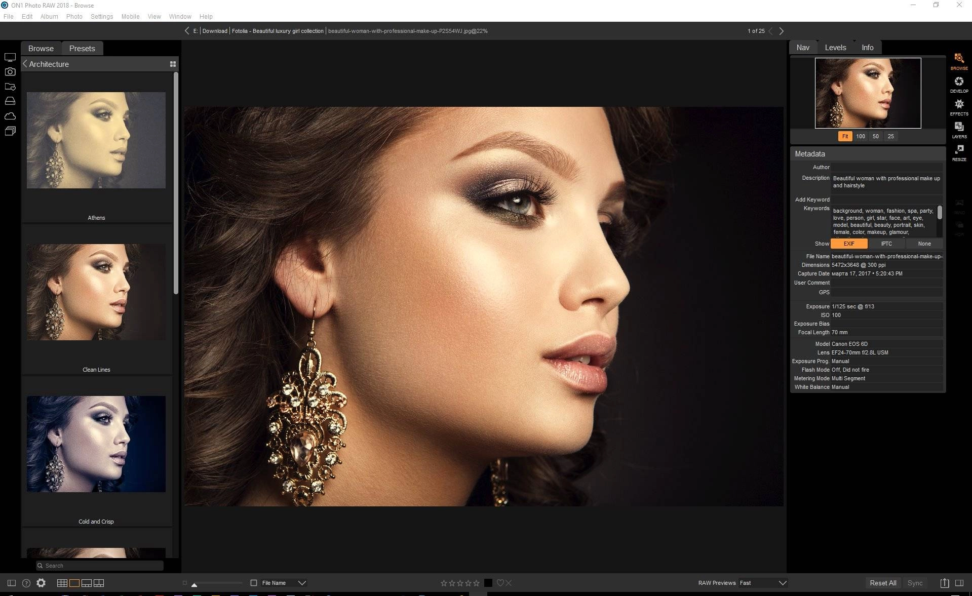 Как пользоваться ON1 Photo RAW 12.0.0.4006