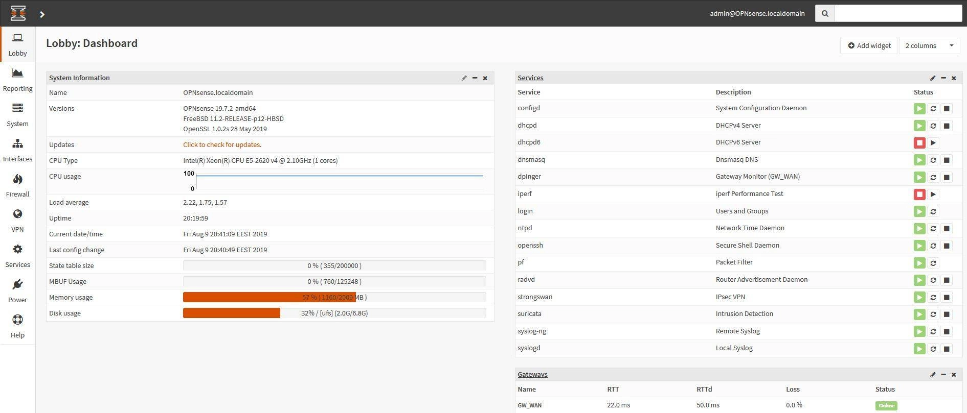 Как пользоваться OPNSense 19.7-OpenSSL 2xCD, 6xIMG