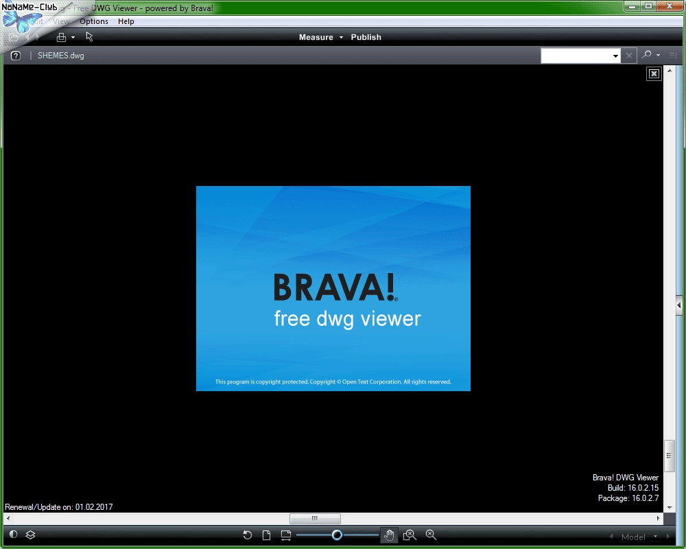 Как пользоваться OpenText Brava! DWG Viewer 16.2.0.137 Portable by SunOK
