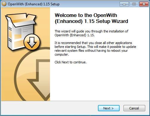 Как пользоваться OpenWith 1.15