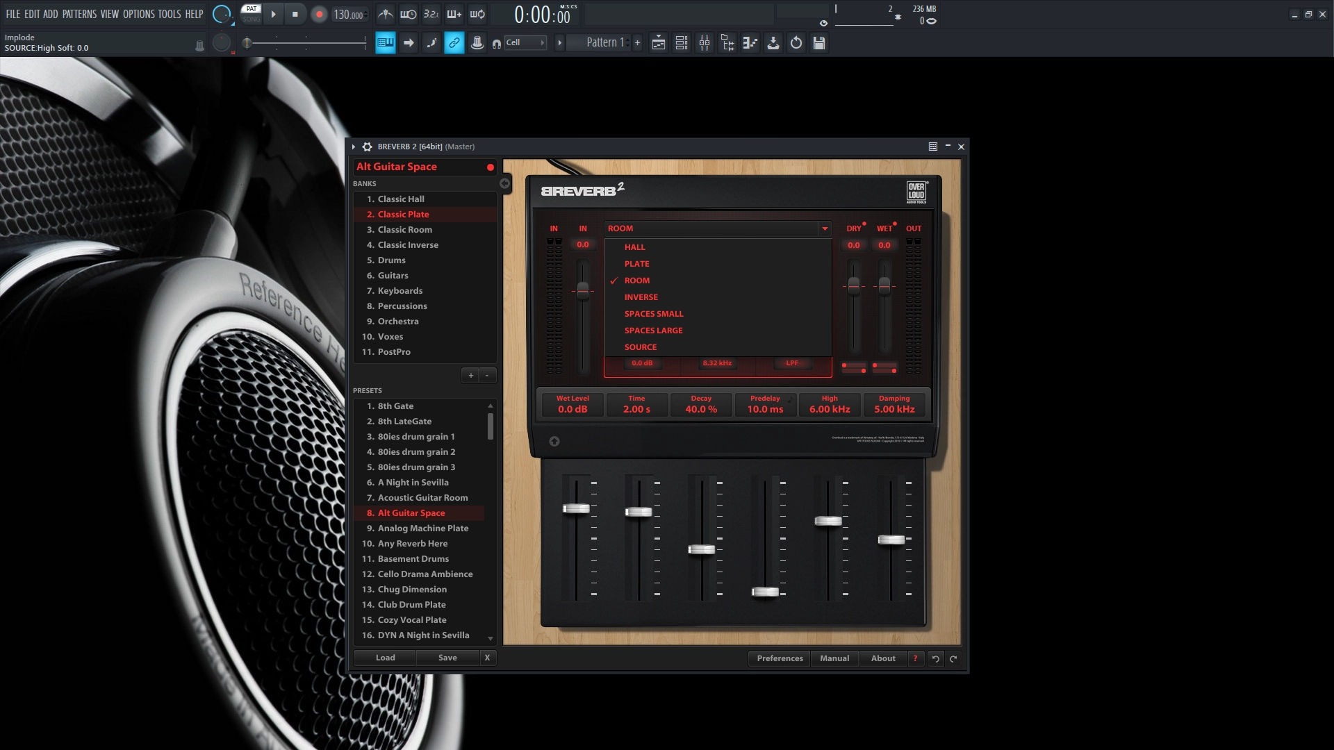Как пользоваться Overloud - BREVERB 2 2.1.10 VST, RTAS, AAX