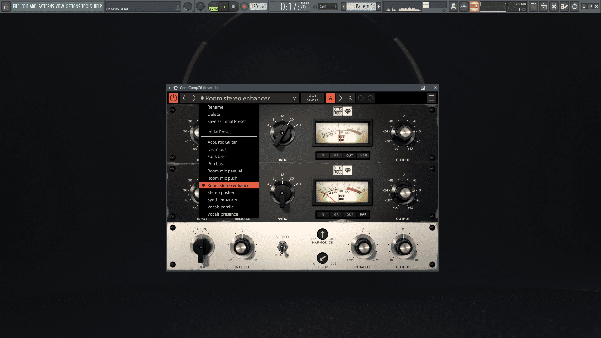 Как пользоваться Overloud - Gem Comp76 2.0.1 STANDALONE, VST, VST3, AAX