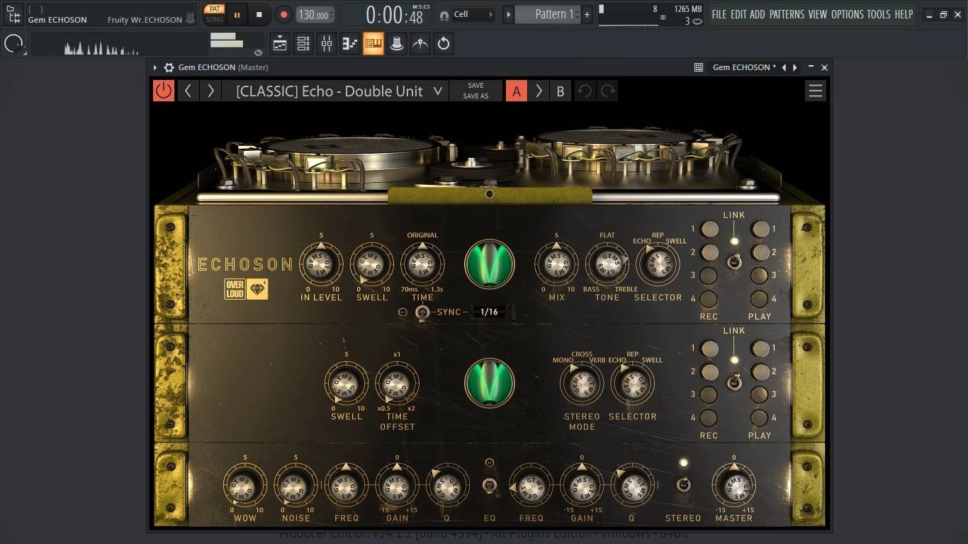 Как пользоваться Overloud - Gem ECHOSON 1.0.8 STANDALONE, VST, VST 3, AAX
