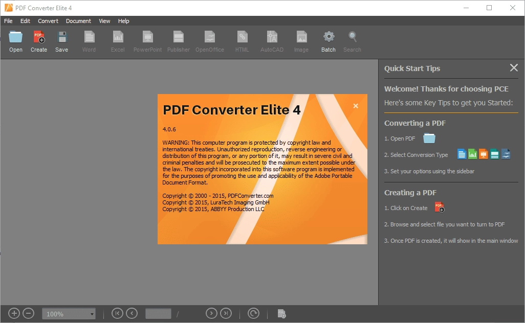 Как пользоваться PDF Converter Elite 4.0.6.0