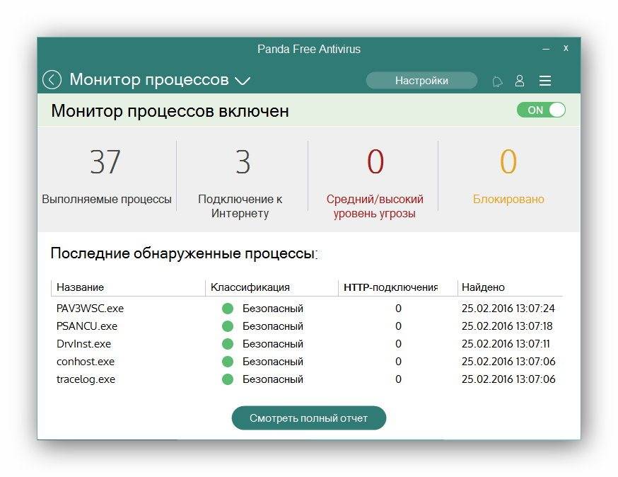 Как пользоваться Panda Free Antivirus 16.1.0 DC 19.02.2016