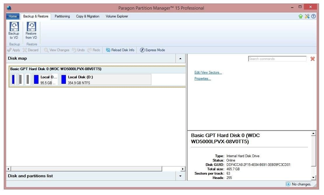Как пользоваться Paragon Partition Manager 15 Professional 10.1.25.779 RePack by D!akov