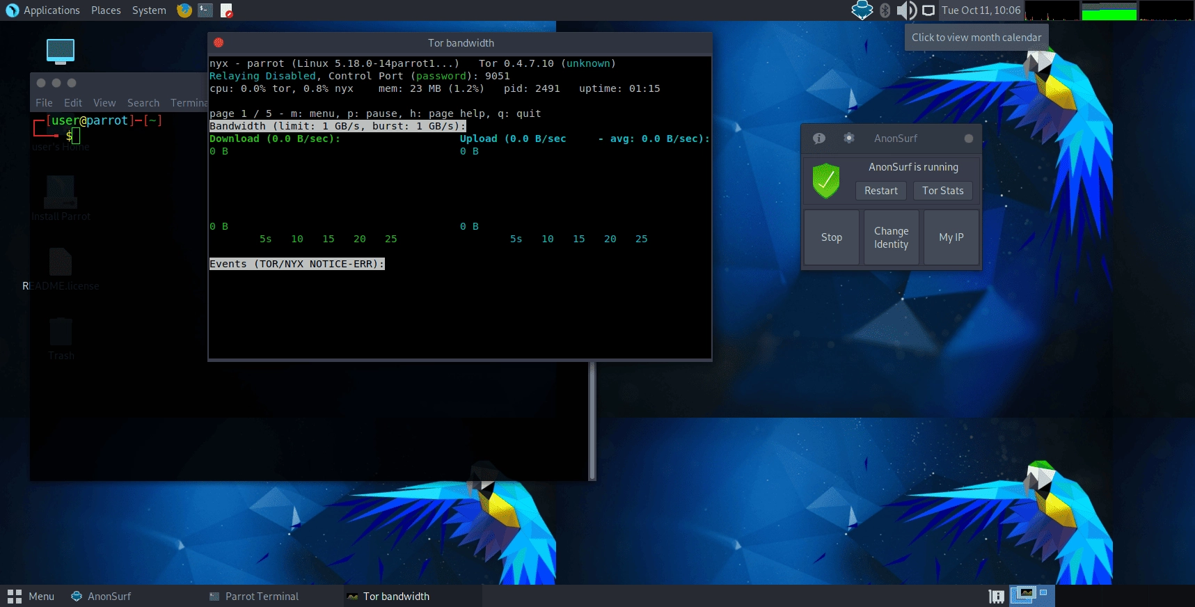 Как пользоваться Parrot Security OS 5.1 amd64 1xDVD