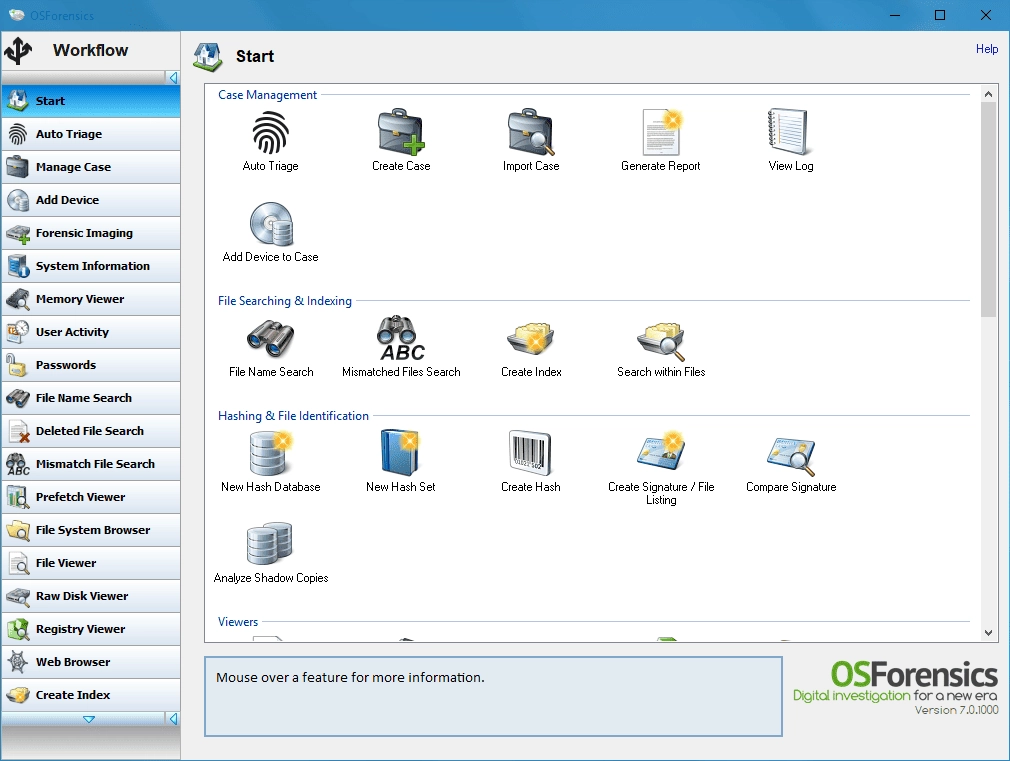 Как пользоваться PassMark OSForensics Professional 7.0 Build 10006