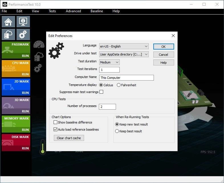 Как пользоваться PassMark PerformanceTest 10.0 Build 1008
