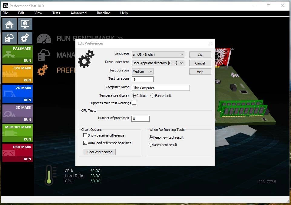Как пользоваться PassMark PerformanceTest 10.1 Build 1007 RePack by elchupacabra