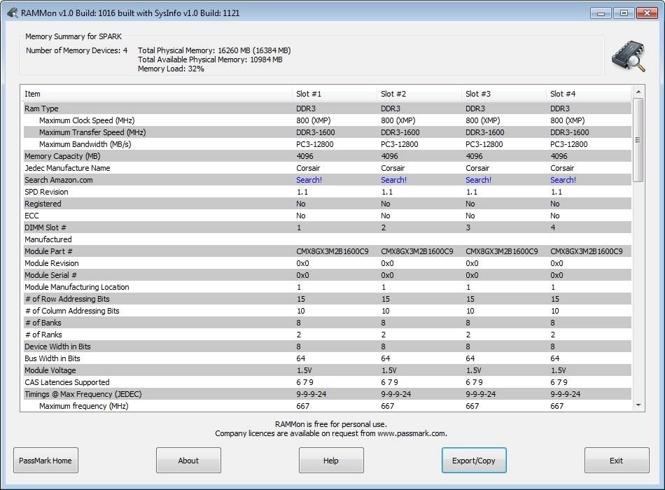 Как пользоваться PassMark RAMMon 1.1 build 1001