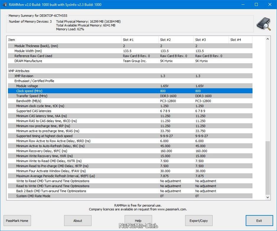 Как пользоваться PassMark RAMMon 2.5 Build 1000