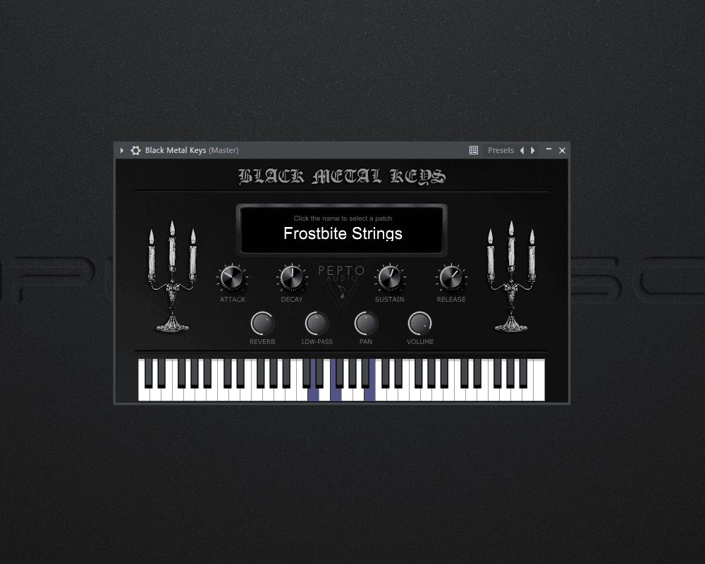 Как пользоваться Pepto Audio - Black Metal Keys 2.9.1 VSTi, VSTi 3