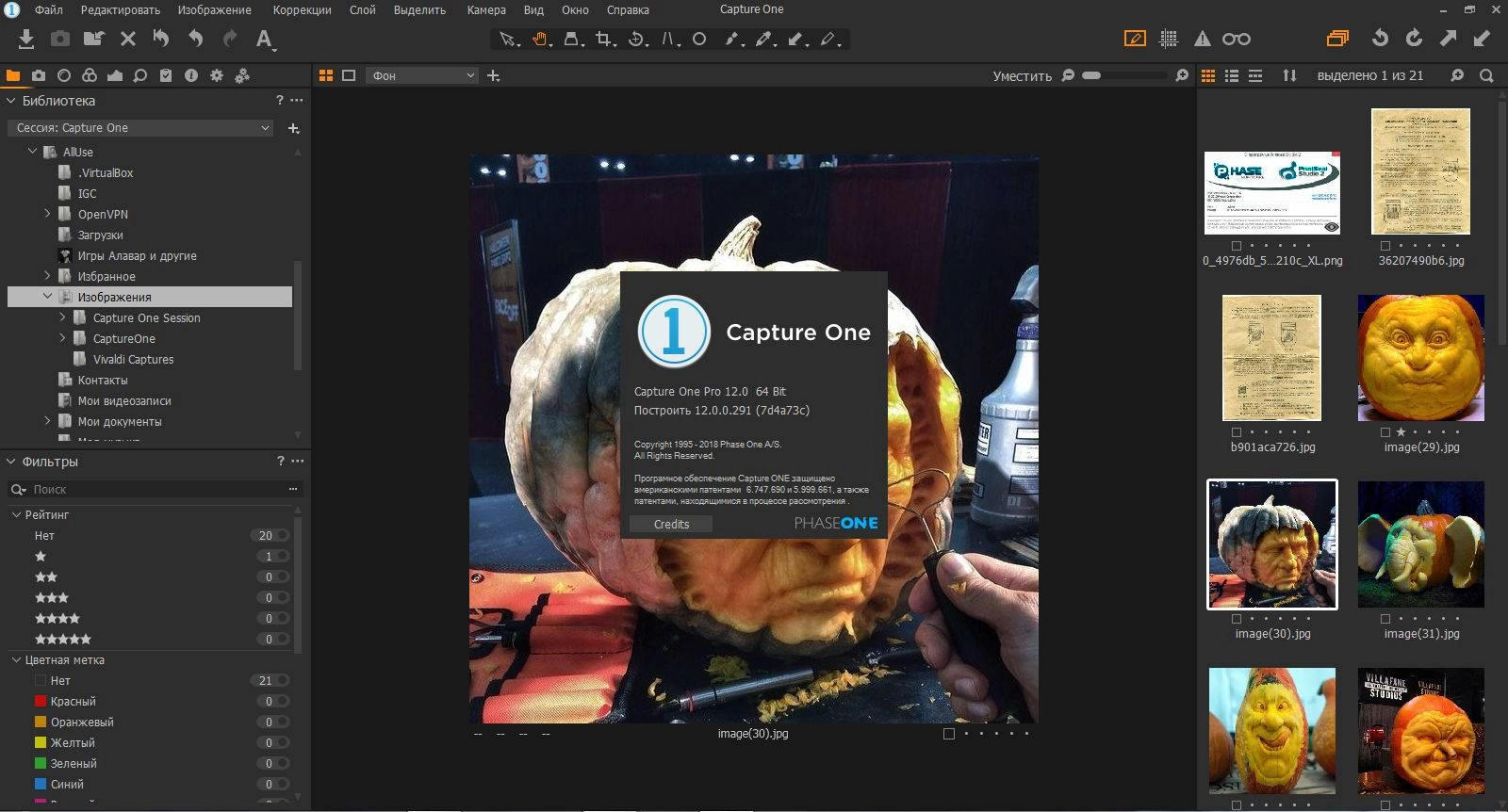 Как пользоваться Phase One Capture One Pro 21 14.3.1.14