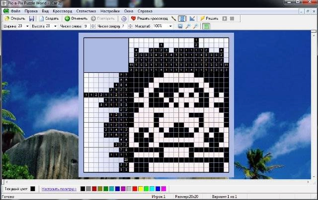 Как пользоваться Pic-a-Pix Puzzle World 6.3