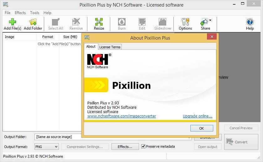 Как пользоваться Pixillion Image Converter 2.93