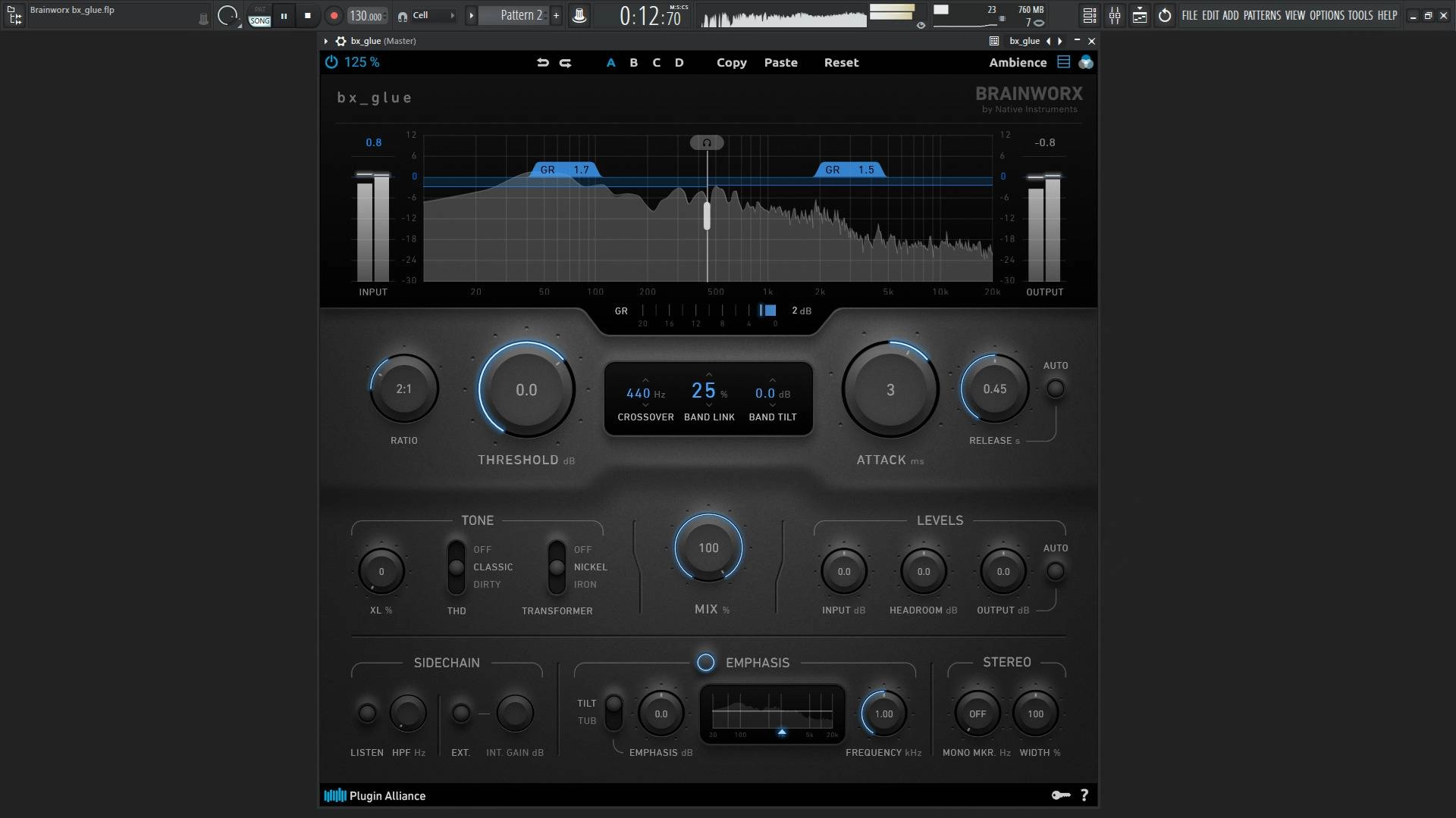Как пользоваться Plugin Alliance - Brainworx Bx_glue 1.0.0 VST, VST 3, AAX