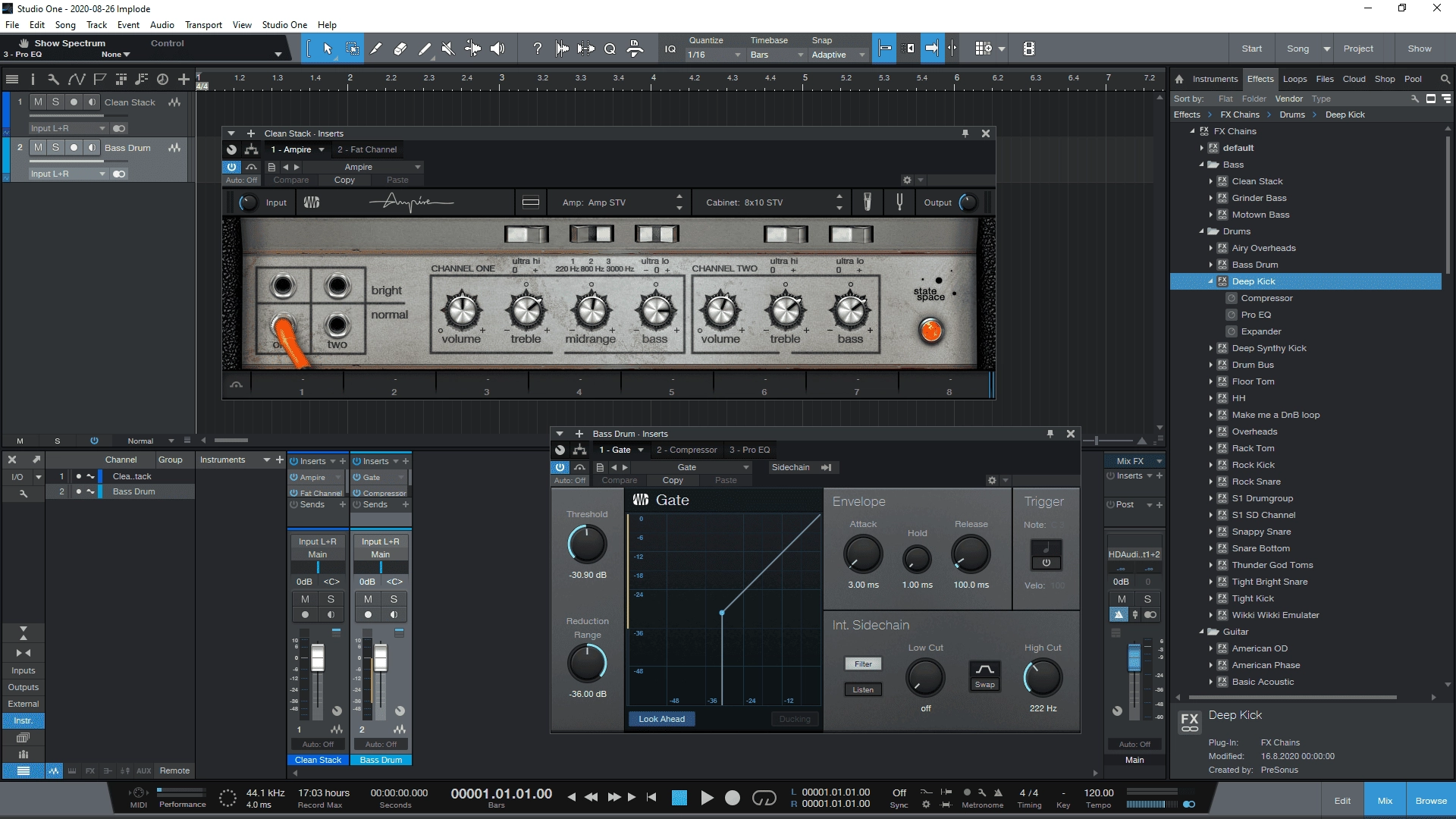 Как пользоваться PreSonus Studio One 5 Professional 5.5.2
