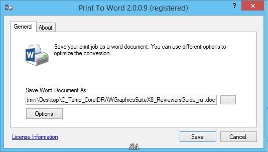 Как пользоваться Print To Word 2.0.0.15